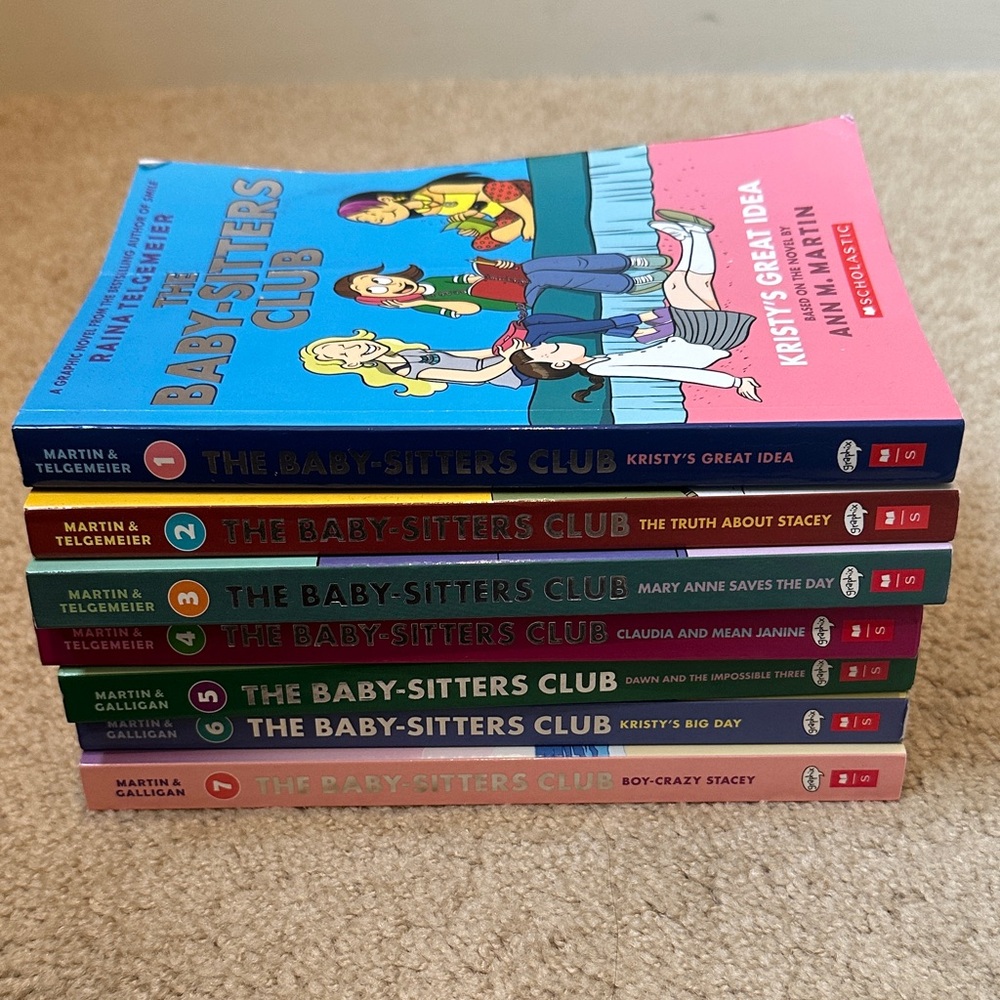 The Baby-Sitters Club Kids Book Set 1-7